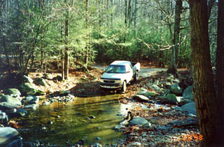 1st stream crossing